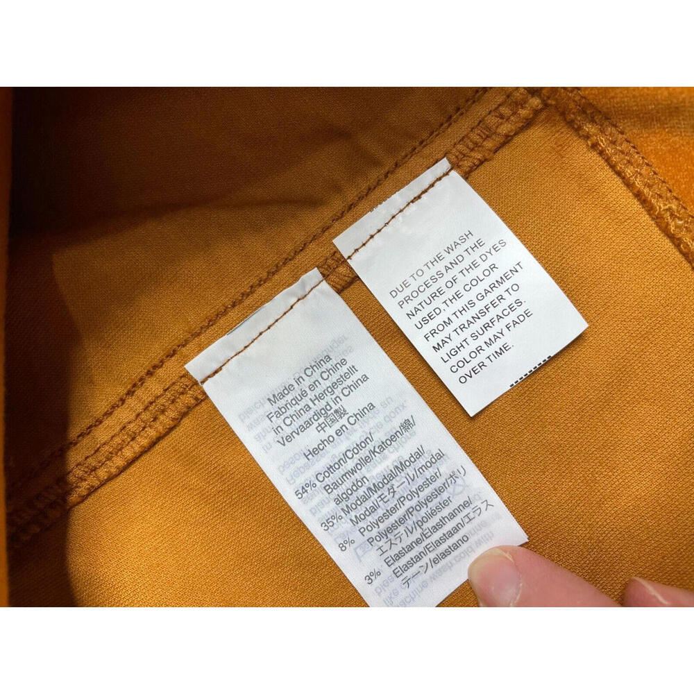 Madewell Velveteen A-Line Mini Skirt Snap Button Front Orange Rust Size 14 NWT - Picture 5 of 6